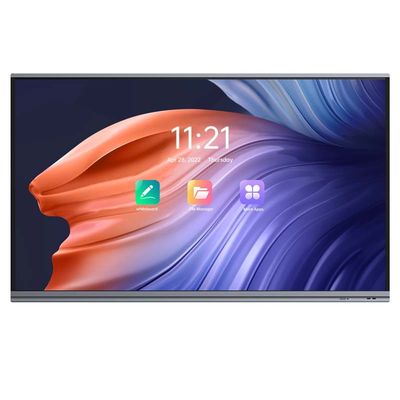 H11 75 inch Bảng điều khiển phẳng tương tác thông minh Đa cảm ứng Lớp học Hội đồng trường kỹ thuật số