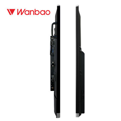 Văn phòng trường học Bảng tương tác thông minh LED 75 '' TV 4K IR Touch kỹ thuật số