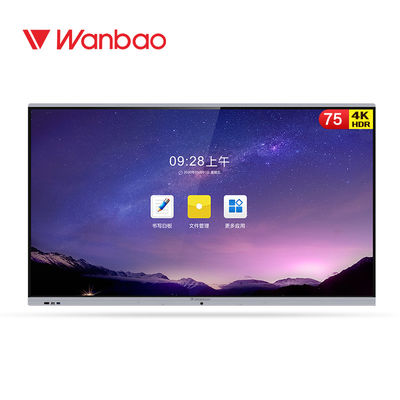 Bảng điều khiển tương tác LED hồng ngoại 20 điểm Multi Touch 4K 3840 * 2160