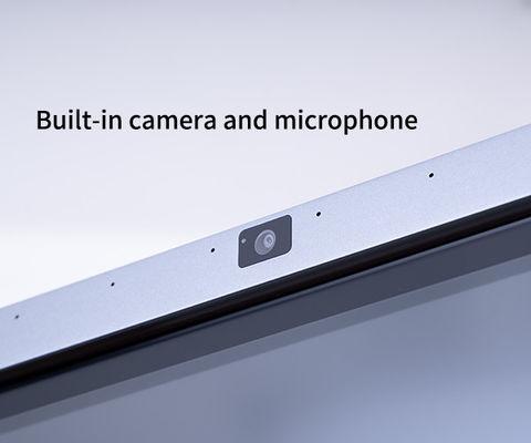 Bảng điều khiển phẳng Bảng tương tác thông minh 65 inch 75 inch Khung hợp kim màu đen bạc