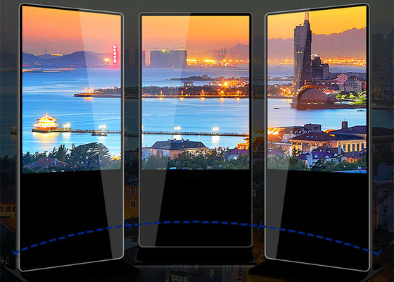 Tầng đứng LCD trong nhà Bảng hiệu kỹ thuật số LCD Màn hình quảng cáo dọc