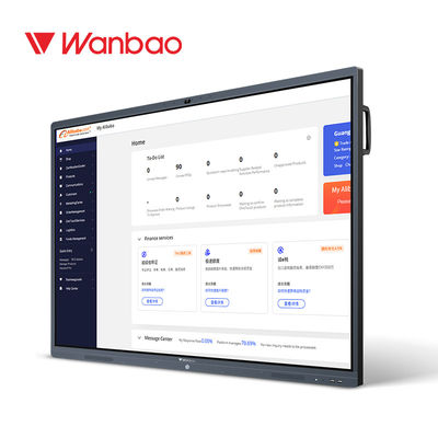 Bảng tương tác hồng ngoại cảm ứng đa điểm 86 inch Bảng điều khiển thông minh tương tác điện tử