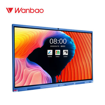 Giáo dục TV cảm ứng 20 điểm Mạng bảng trắng tương tác Video 86 inch