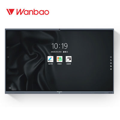 Khung hợp kim nhôm 55 '' Bảng kỹ thuật số màu trắng tương tác thông minh điện tử