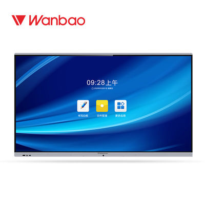 Văn phòng trường học Bảng tương tác thông minh LED 75 '' TV 4K IR Touch kỹ thuật số