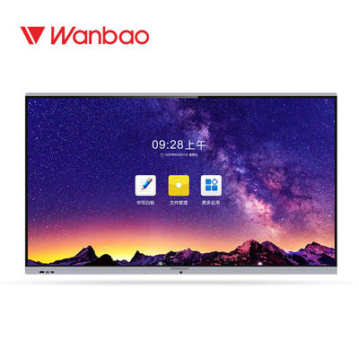 Dễ dàng cài đặt Màn hình phẳng tương tác thông minh LCD Màn hình cảm ứng 20 điểm