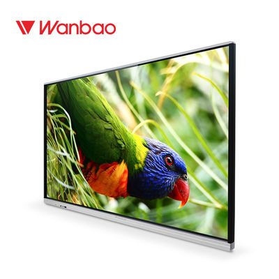 Giáo dục điện tử Bảng trắng tương tác Đào tạo đa phương tiện 75 inch