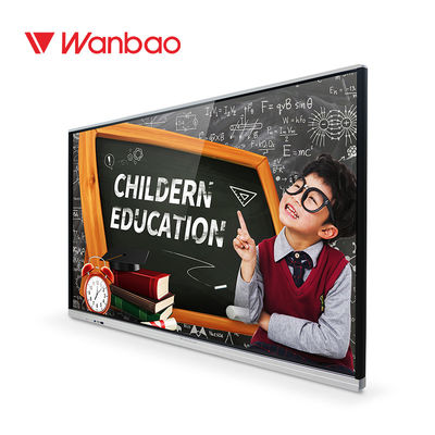 Tất cả trong một Bảng tương tác LCD 86 inch Dạy học Sử dụng Màn hình cảm ứng 4K
