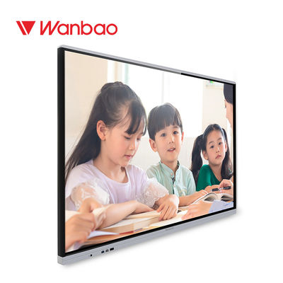 Tất cả trong một Bảng tương tác LCD 86 inch Dạy học Sử dụng Màn hình cảm ứng 4K