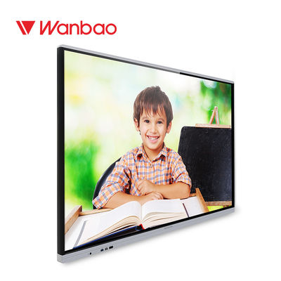 Màn hình LED tương tác giáo dục trong nhà lớn 65 '' Màn hình LED quảng cáo cảm ứng