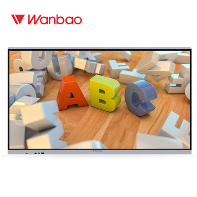 Tất cả trong một Bảng tương tác LCD 86 inch Dạy học Sử dụng Màn hình cảm ứng 4K