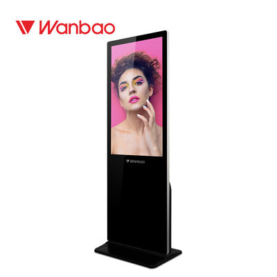 43 50 55 65 inch Trình phát quảng cáo LCD đứng trên sàn OEM Android Màn hình video