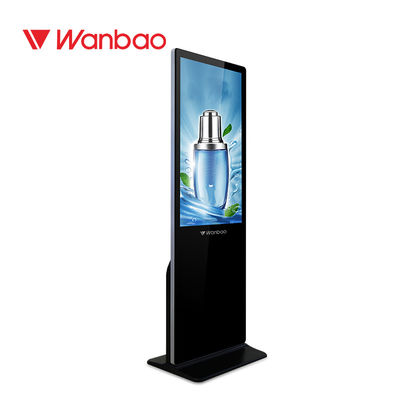 43 50 55 65 inch Trình phát quảng cáo LCD đứng trên sàn OEM Android Màn hình video