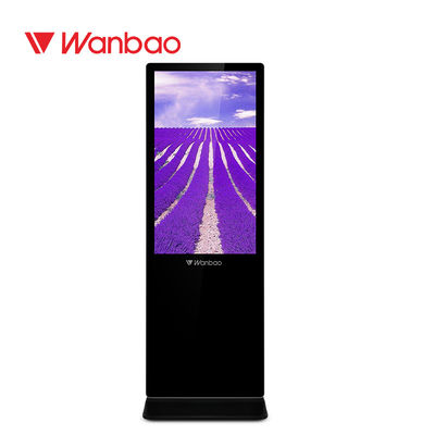 43 50 55 65 inch Trình phát quảng cáo LCD đứng trên sàn OEM Android Màn hình video