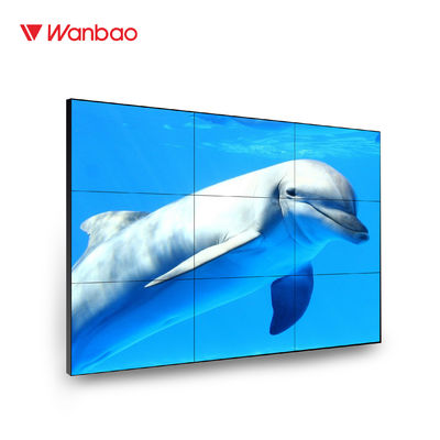 Màn hình ghép Super LCD 46 inch Khung viền hẹp 6.3mm 3x3 Tường TV LCD