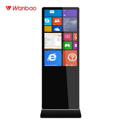 Sàn quảng cáo LCD thường trực Màn hình cảm ứng hồng ngoại Màn hình cảm ứng 65 inch