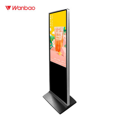 Màn hình LED quảng cáo trong nhà FHD, màn hình cảm ứng 65 inch Bảng hiệu một mình