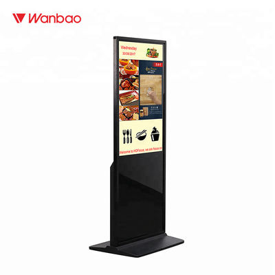 Sàn quảng cáo LCD thường trực Màn hình cảm ứng hồng ngoại Màn hình cảm ứng 65 inch