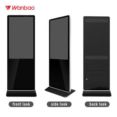 Kiosk hiển thị màn hình cảm ứng tương tác thông minh 65 "với thân máy mỏng trong nhà độc lập