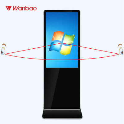 Kiosk hiển thị màn hình cảm ứng tương tác thông minh 65 "với thân máy mỏng trong nhà độc lập