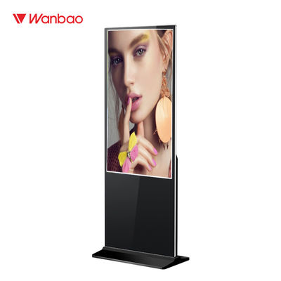 Màn hình cảm ứng sàn đứng Màn hình LCD Quảng cáo Trình phát kỹ thuật số độc lập 55 &quot;