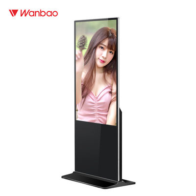 Màn hình LCD đứng 55 inch Trình phát quảng cáo màn hình cảm ứng tương tác Kiosk