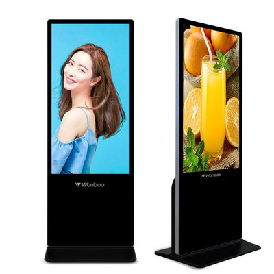 43 50 55 65 inch Màn hình cảm ứng dọc Totem Quảng cáo Màn hình LCD kỹ thuật số Bảng hiệu