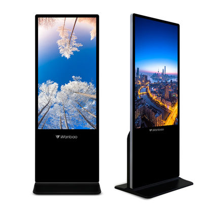 Bán nóng Màn hình cảm ứng 55 inch Kiosk Wifi 64G Trình phát hiển thị quảng cáo