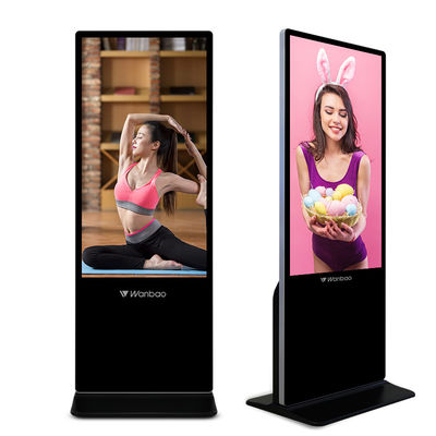 Bán nóng Màn hình cảm ứng 55 inch Kiosk Wifi 64G Trình phát hiển thị quảng cáo