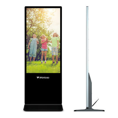 43 50 55 65 inch Màn hình cảm ứng dọc Totem Quảng cáo Màn hình LCD kỹ thuật số Bảng hiệu