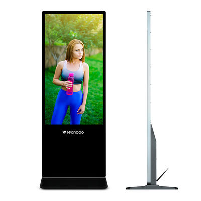 65 inch Full HD Tầng đứng Bảng hiệu Kỹ thuật số Thiết bị Quảng cáo Trình phát Phương tiện