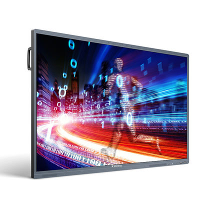 Bảng hiển thị tương tác 65 inch Màn hình cảm ứng tương tác Hệ thống kép Windows Android Bảng trắng