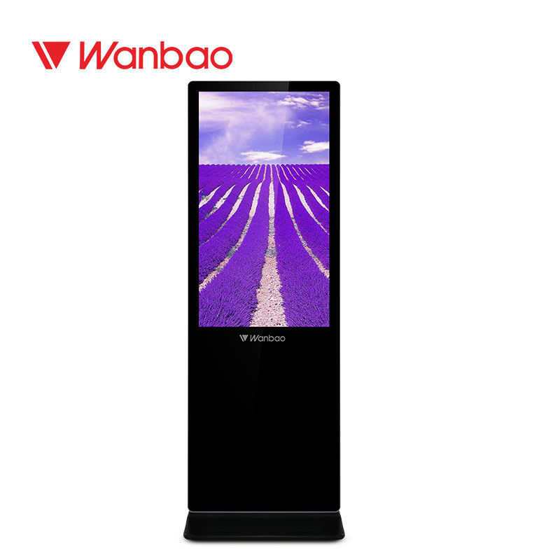 43 50 55 65 inch Trình phát quảng cáo LCD đứng trên sàn OEM Android Màn hình video