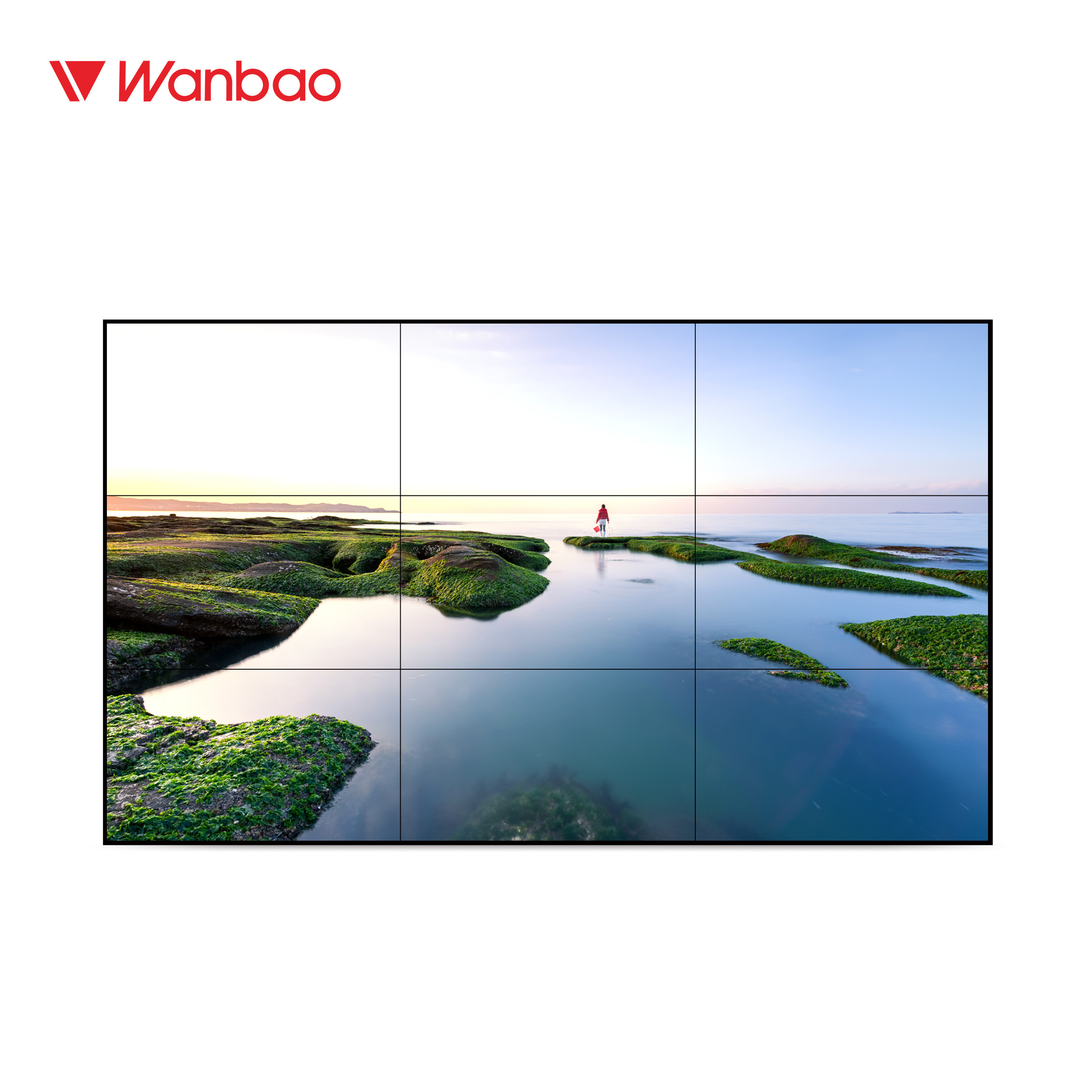 Bảng điều khiển màn hình cảm ứng LCD tường video 46 inch với viền liền mạch Kích thước lớn