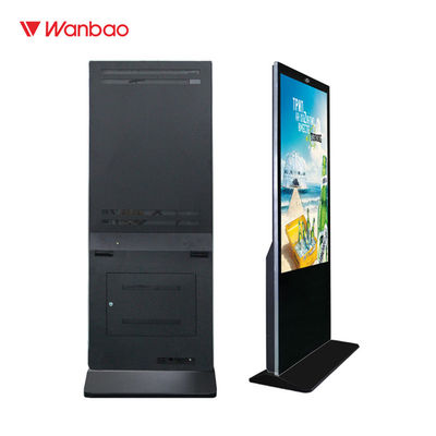 Hộp phần mềm quảng cáo màn hình LCD đứng 65 inch Kiosk Bảng hiệu kỹ thuật số
